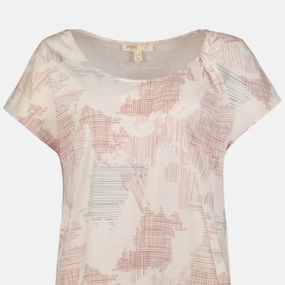 Graphic Print Round Neck Tee - Picture 1 of 7